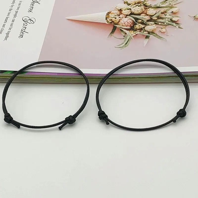 ✅Cod Gelang Tali Kulit Serut Gelang Cople Gelang Tali Wanita Pria Gelang Pria Wanita Gelang Tangan P