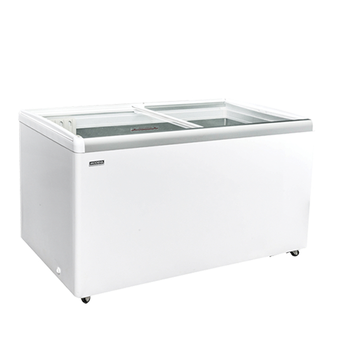 freezer Modena sliding tutup kaca MC 0526 Kapasitas 516 L