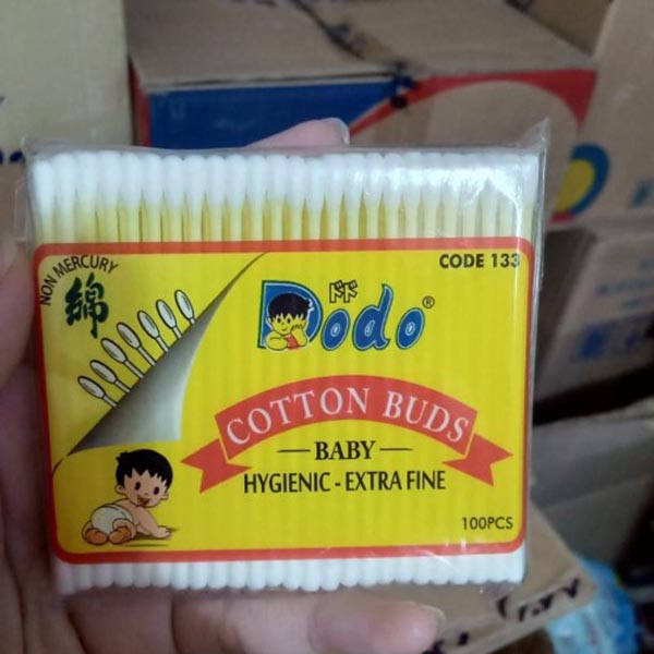 [BAYI KUNING SMALL TIP | ANAK &amp; DEWASA BIRU] [COTTON BUD] Dodo Cotton Bud Buds Swab Korek Kuping Pembersih Telinga Bayi Isi 20 | 50 |_Cerianti