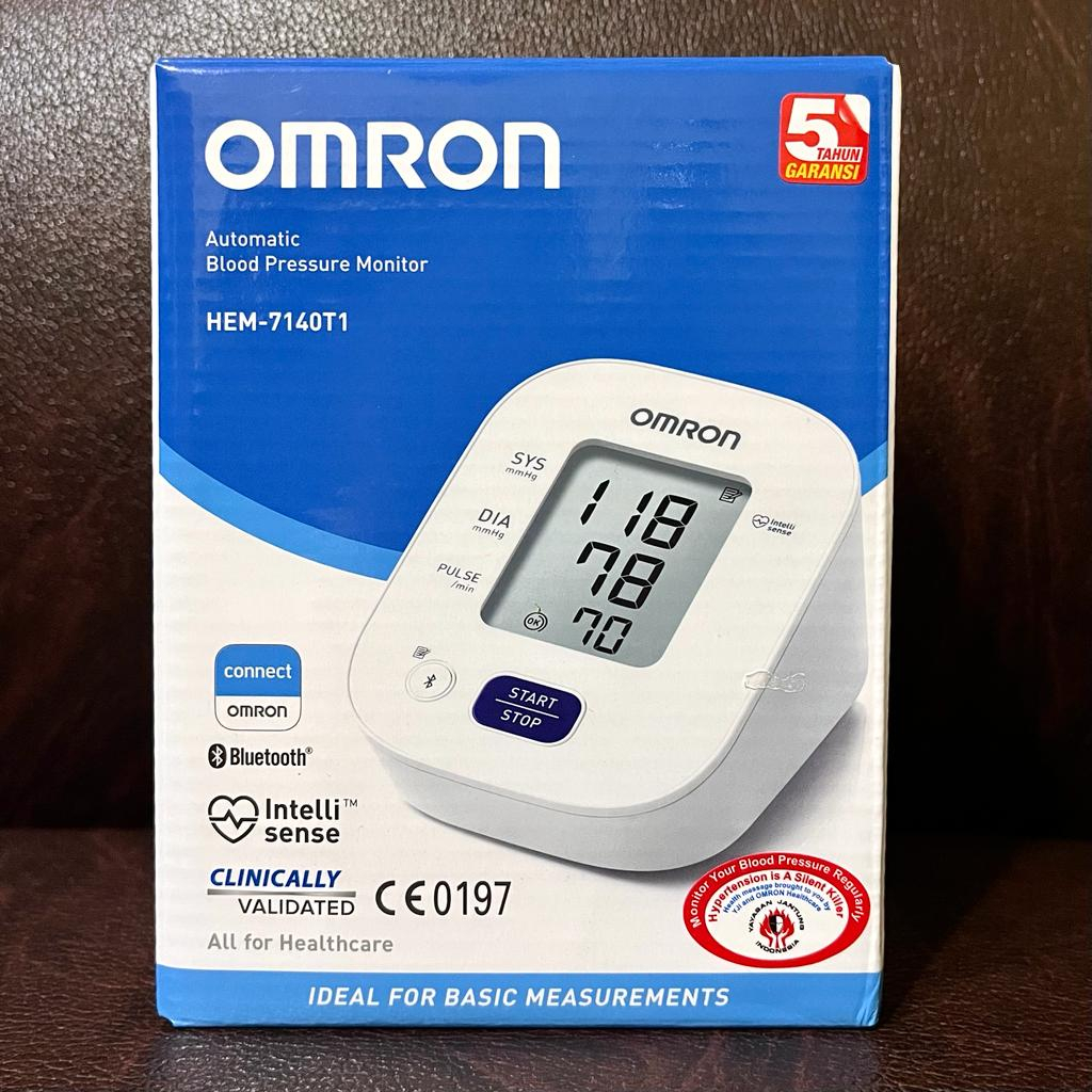 TENSIMETER DIGITAL OMRON HEM 7140T  CONNECT BLUETOOTH / ALAT UKUR TEKANAN DARAH DIGITAL OMRON HEM 7140T1  KONEKTIVITAS BLUETOOTH