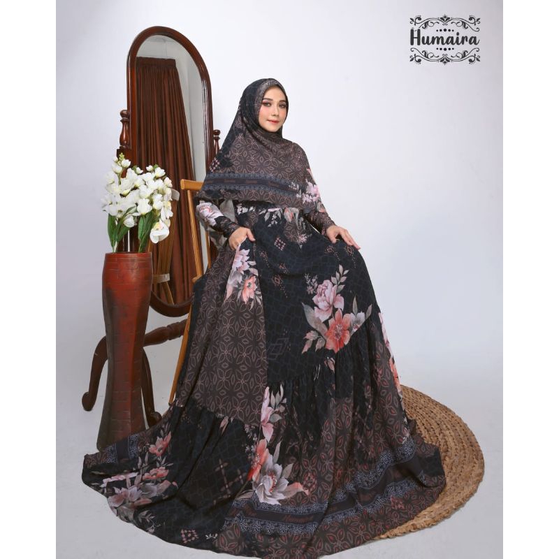 gamis syari new humaira lateeva series premium original cod