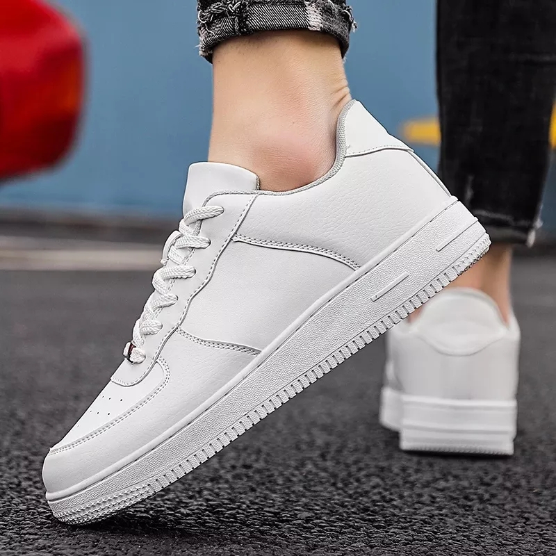 Sneakers wanita sepatu casual pria putih spatu pria murah swpatu warna putih pria