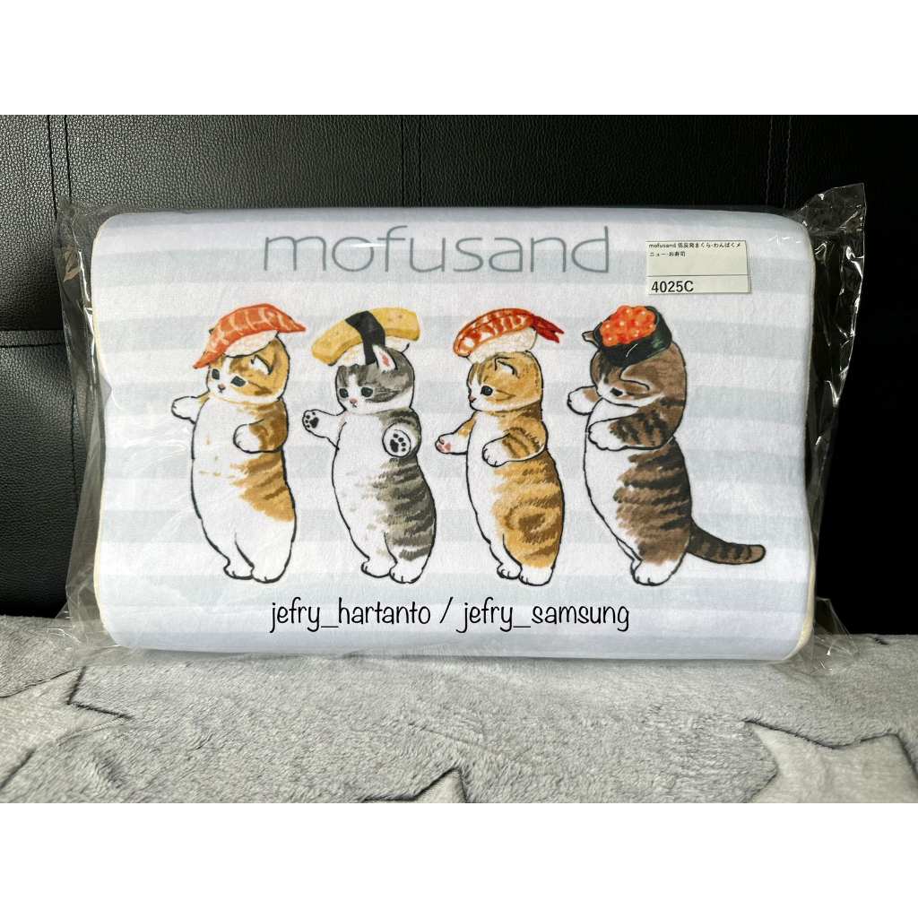 Toreba Bantal Kepala Import Mofusand Memory Foam Pillow Cushion Original Eikoh Jepang Official Merch