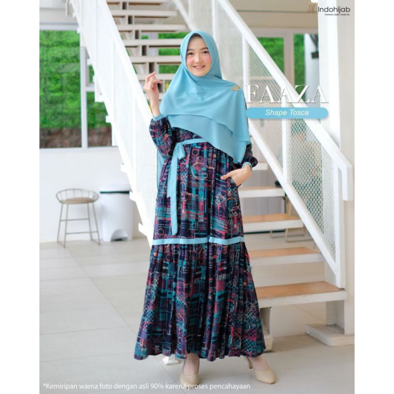Gamis Murah, Rayon, Homdress, Faaza shape By IDB