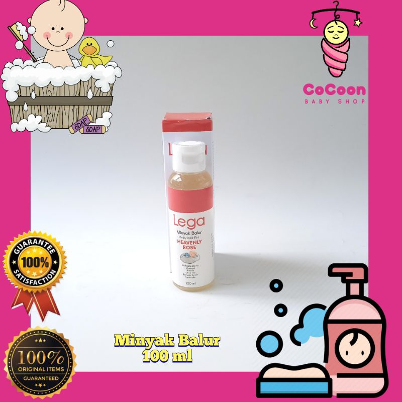 Minyak Pijat Urut Bayi Anak Minyak Balur Lega Heavenly Rose 100 ml 100ml