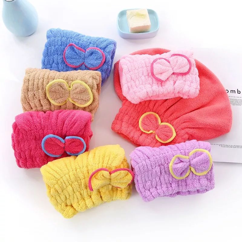 Handuk Keramas pita/ Handuk kepala/turban/Magic towel