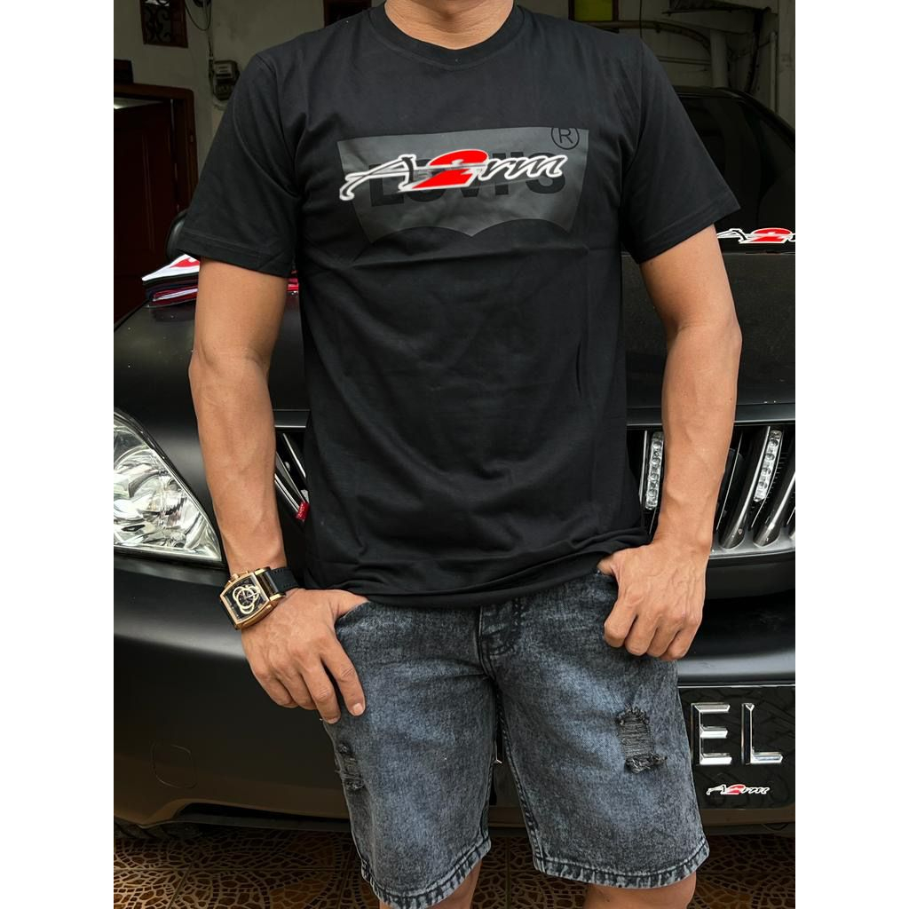 baju kaos pria logo model terbaru katun combed 24s made in philipin