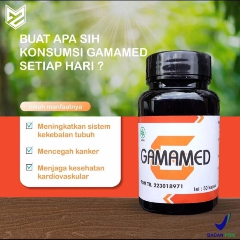 Gamamed Isi 50 Kapsul Gamat / Ekstrak Teripang Emas