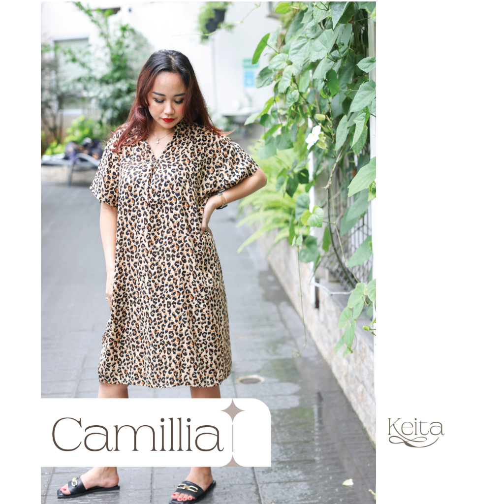 Daster Macan Wanita | Baju Tidur Wanita Motif Leopard (Camilia Daster)