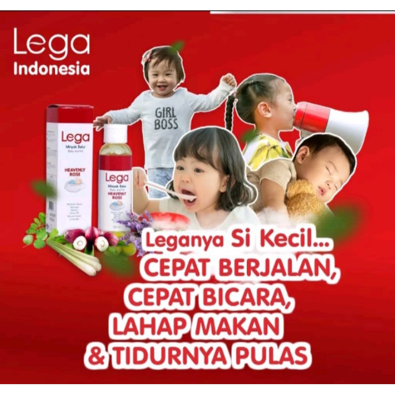 Minyak Pijat Urut Bayi Anak Minyak Balur Lega Heavenly Rose 100 ml 100ml