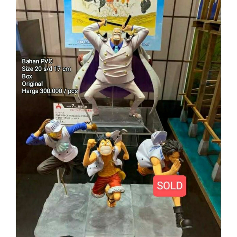 Action Figure Garp Ace Sabo Luffy
