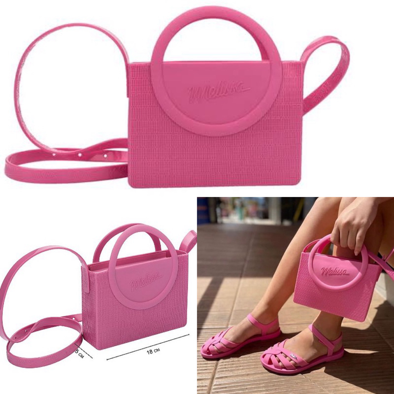 ready stock melissa PINK bag melissa tas jelly bag original from web sun boulevard