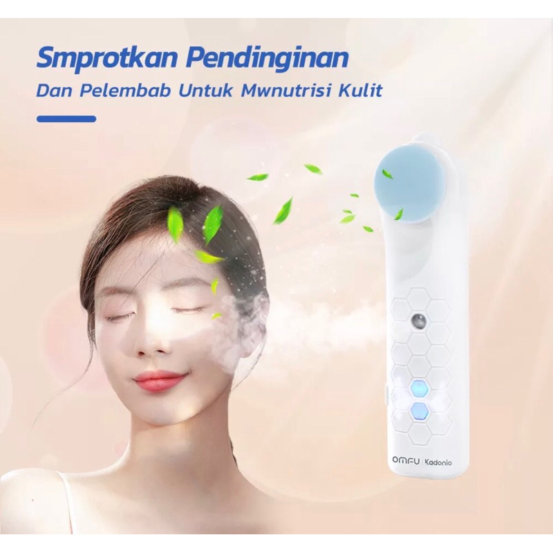 READY STOCK✔️ Kipas Angin Mini / Nano Spray 2In1 Portable USB + Dudukan Handphone