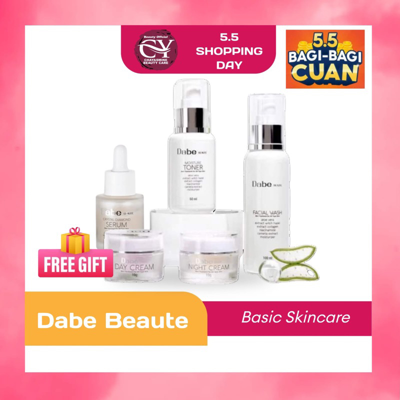 Dabe Beaute Skincare Original BPOM by Bella Shofie (free Gift)