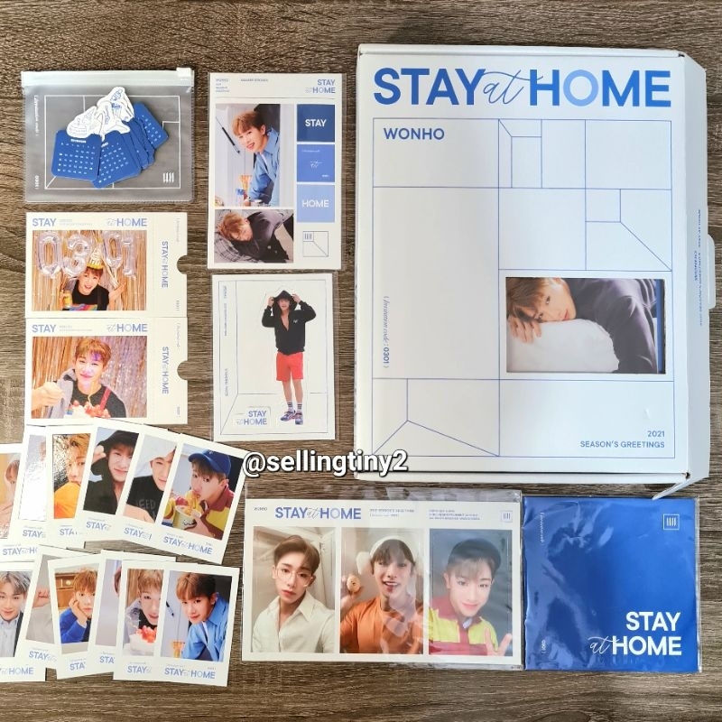 [READY] WONHO 2021 Season Greeting 2021 Stay At Home Sharing SG21