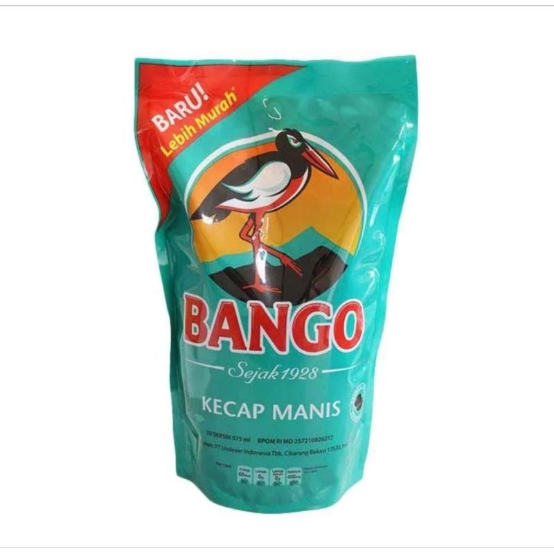 

Kecap Manis Bango Refill 525 ml