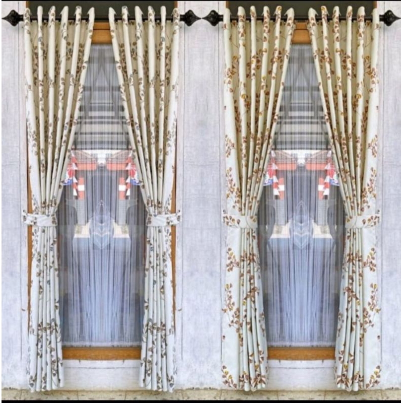 gorden motif bunga gorden jendela gorden minimalis gorden murah gorden pintu