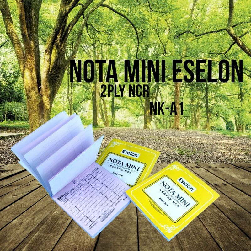 

Nota Kontan Mini Murah Eselon / Nota 2 Ply Termurah Eselon