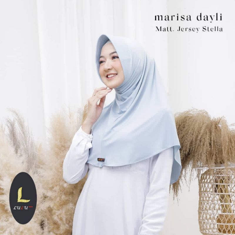 Jilbab Bergo Lulu Marisa Premium Dayli || Hijab Instan Sport By Lulu