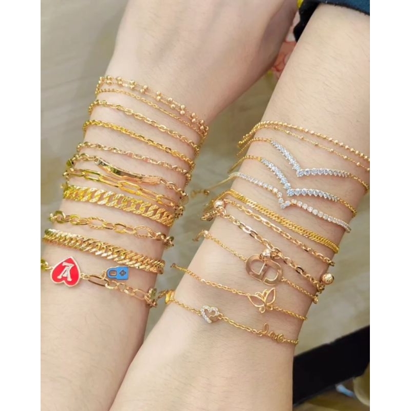 (TERMURAH) PAKET USAHA GELANG PREMIUM LAPIS EMAS