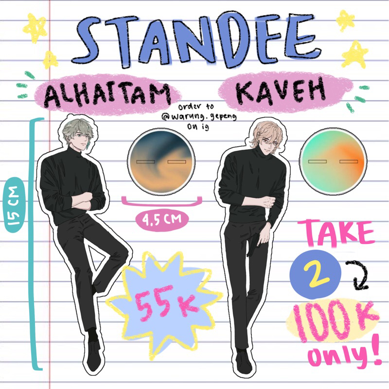 standee alhaitam kaveh (haikaveh)