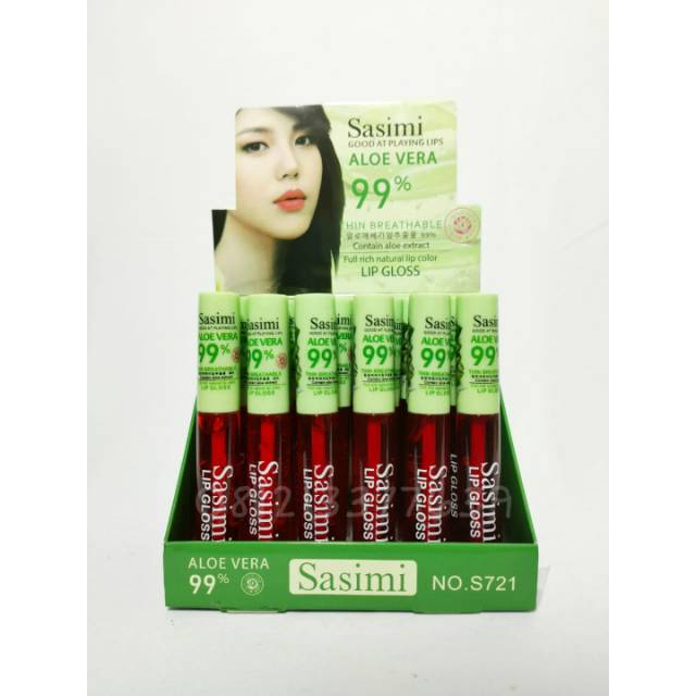 ECER - LIPTINT SASIMI ALOE VERA LIPGLOSS BIBIR