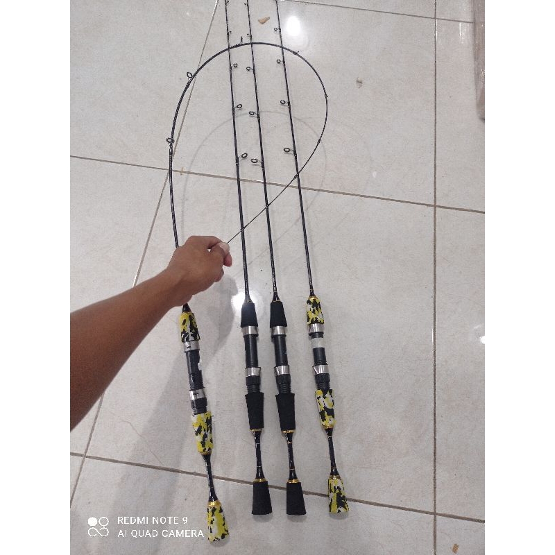 Joran Udang / Ikan kecil 120cm lentur 1-3lb