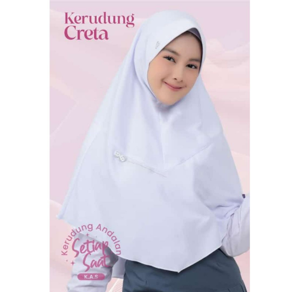 Kerudung Sekolah Creta |  Kerudung Sekolah Rabbani | Kerudung Rabbani Original | Kerudung Sekolah SD