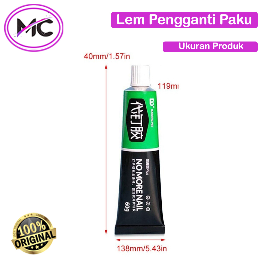 Lem Pengganti Paku Tembok Glue Waterproof Lem Anti Jamur Super Kuat