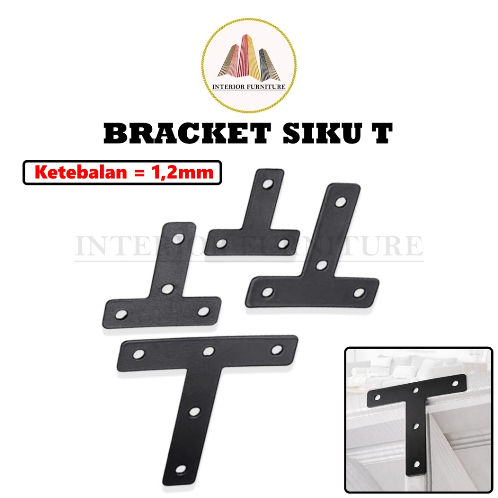 Plat Siku T / Konektor Siku T / Frame Siku T Connector Stainless