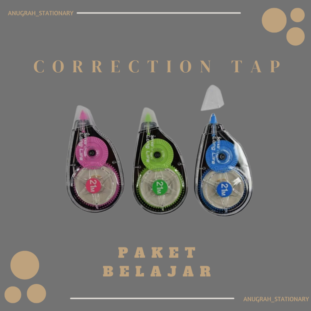 

Correction Tape CT-533 Long Life Joyko 21 M