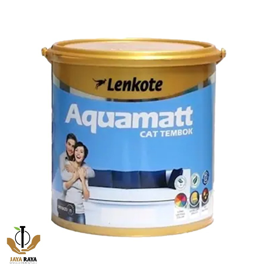 CAT TEMBOK LENKOTE AQUAMATT - SUPER WHITE 5KG by AVIAN