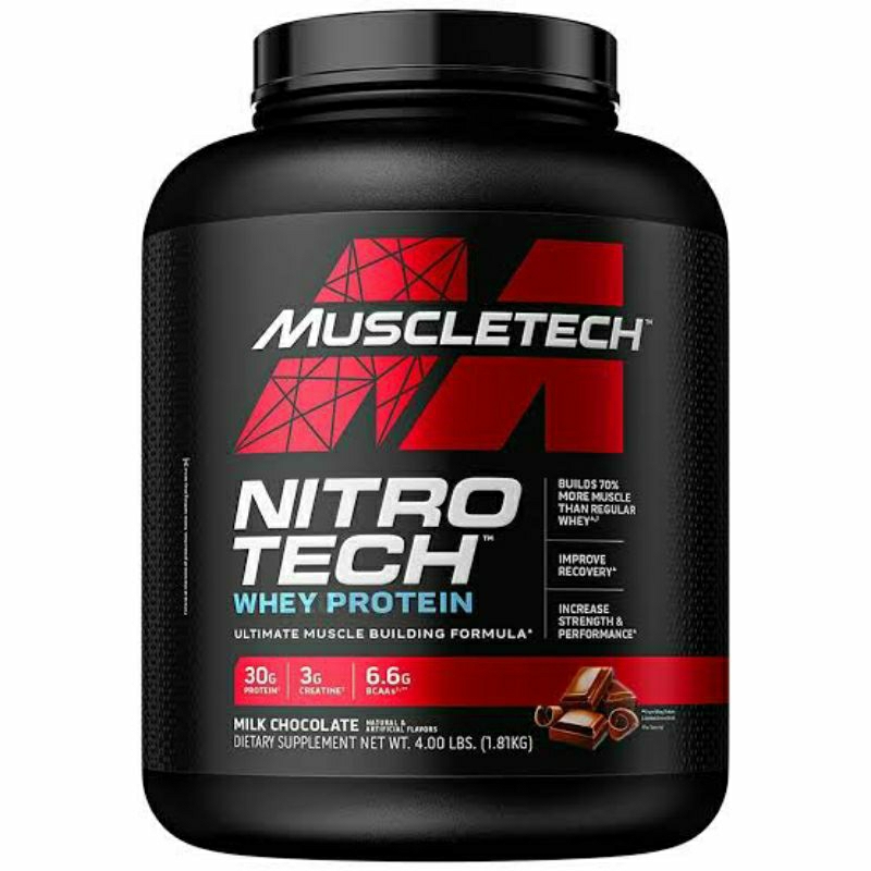 MUSCLETECH NITROTECH PERFORMANCE 4 LBS SUPLEMEN SUSU FITNES FITNESS