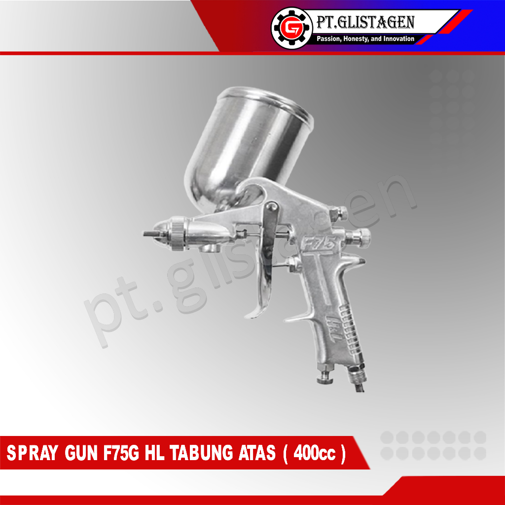 Spray Gun Spraygun H&amp;L F75G F75 ( Tabung Atas ) 400cc