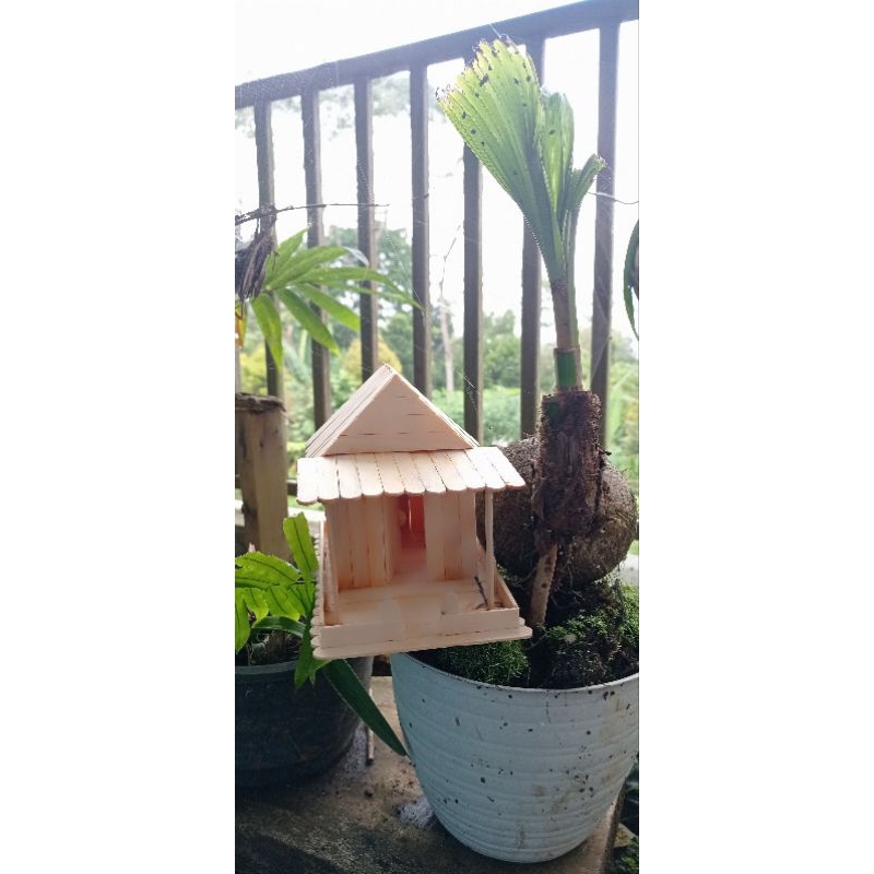 Miniatur rumah adat betawi/miniatur rumah/rumah stek es krim