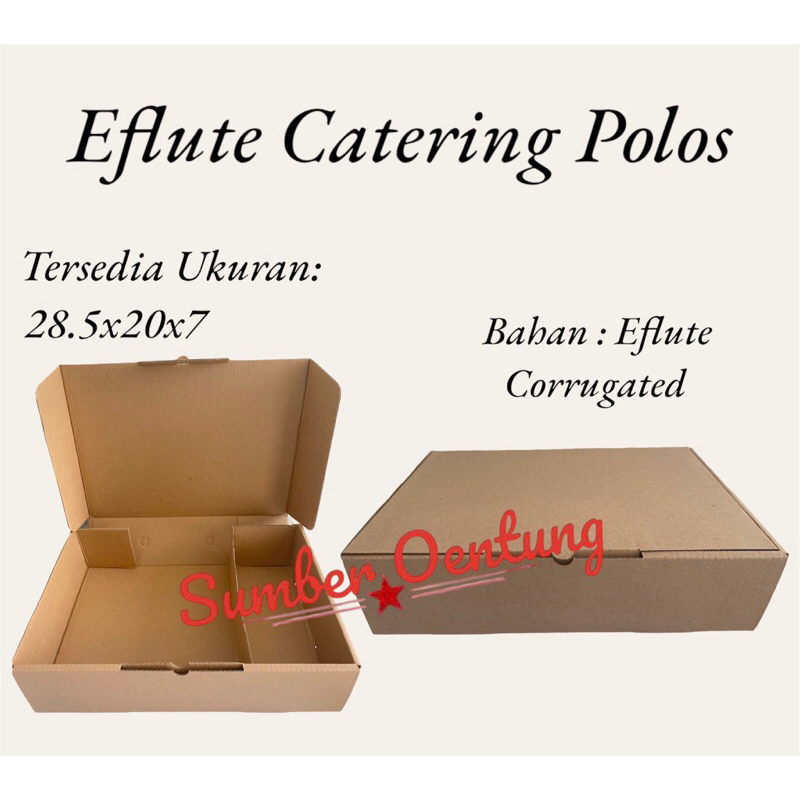

DUS EFLUTE TEBAL CATERING POLOS SOUVENIR KARTON BOX KOTAK HAMPERS KUE NASI