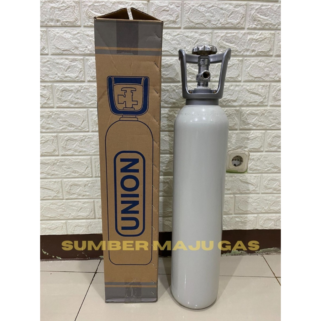 Tabung Karbondioksida CO2 5kg/1m3 Aquascape isi Full 7L Food Grade