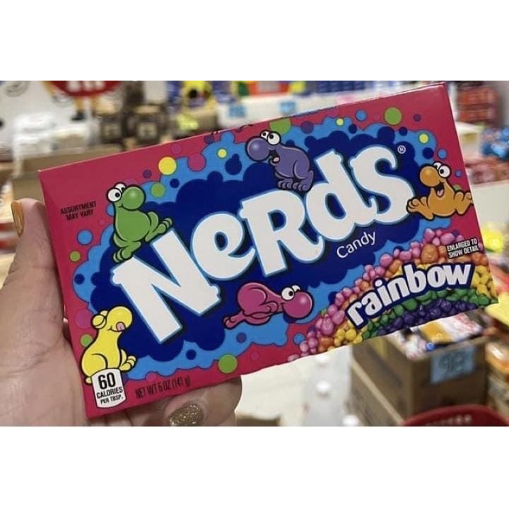 

NESTLE NERDS CANDY RAINBOW/GRAPE N STRAWBERRY/BIG CHEWY/FOR THE LOVE OF NERDS