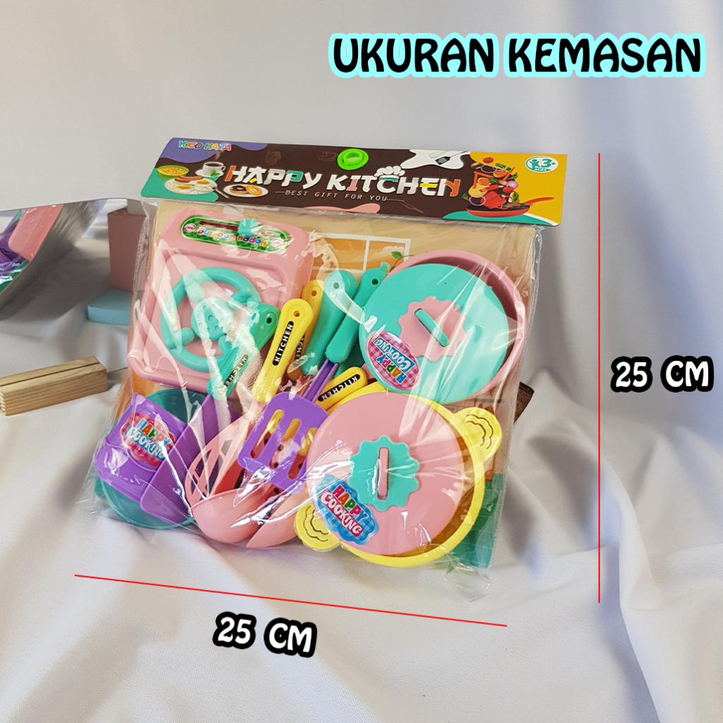 Mainan Anak Masak-Masakan Happy Kitchen Set YK13 ( YOGOBATA )