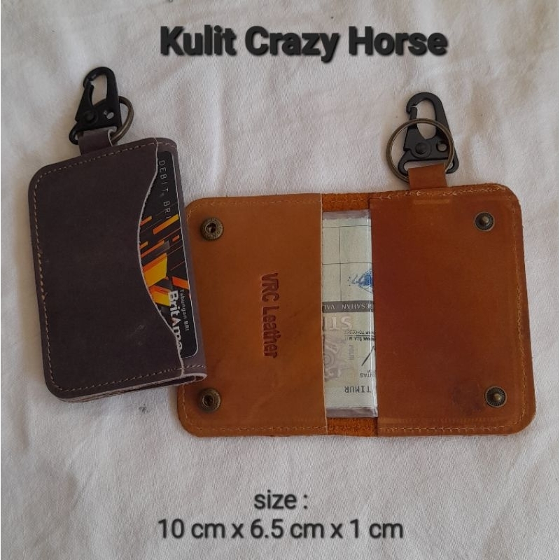 Dompet Stnk Full Kulit Asli Crazy Horse Original