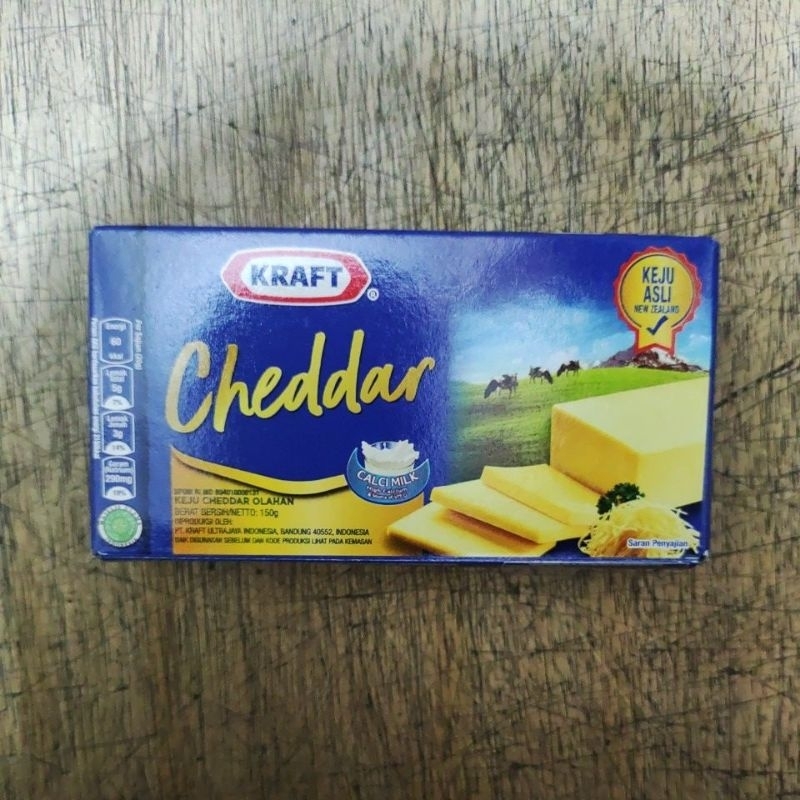 

Keju Kraft Cheddar 165gr