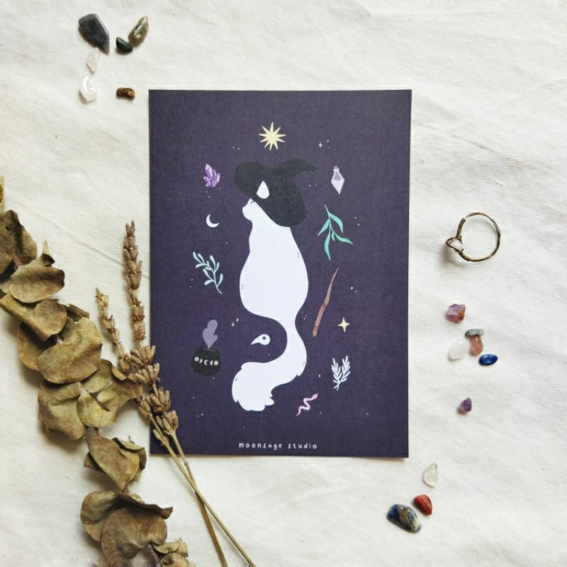

magicat artprint /postcard