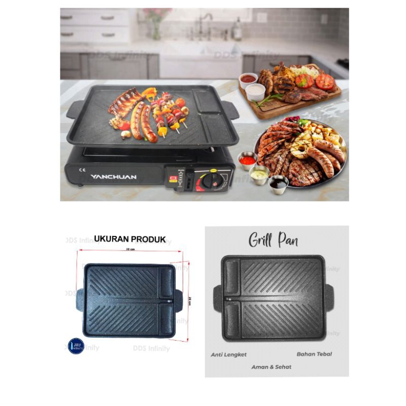 PANGGANGAN BBQ MULTI GRILL PAN, MULTI ROASTER SINDA