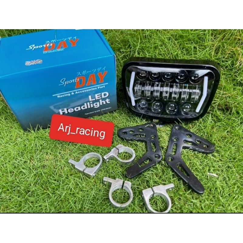 lampu daymaker RXKING GL OVAL (DAY) SET PANGKON