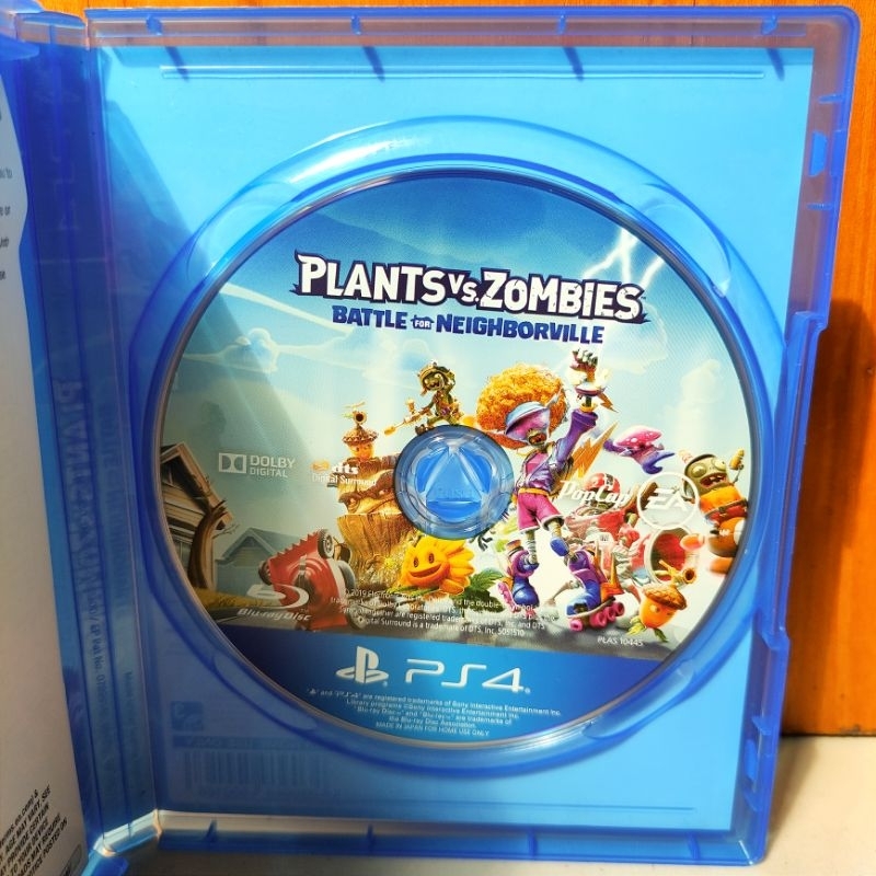 Plants Vs Zombies Battle for Neighborville PS4 Kaset Plant vs Zombie Playstation PS 4 5 CD BD Game Games Plantsvszombies versus battleforneighborville plantvszombie garden warfare gw gw2 mainan anak bluray disc petualangan req reg 3 asia region original