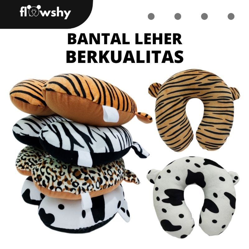 Bantal Leher Motif Polos Karakter Murah Lembut