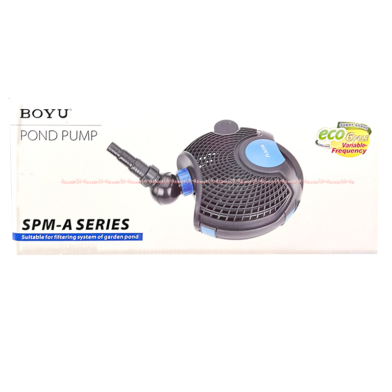 Boyu Pond Pump Spm-A 2000 Series Eco Pompa Untuk Kolam Air Tawar dan Laut Untuk Kualitas Air yang Sehat Pumps Model Ikan Pari