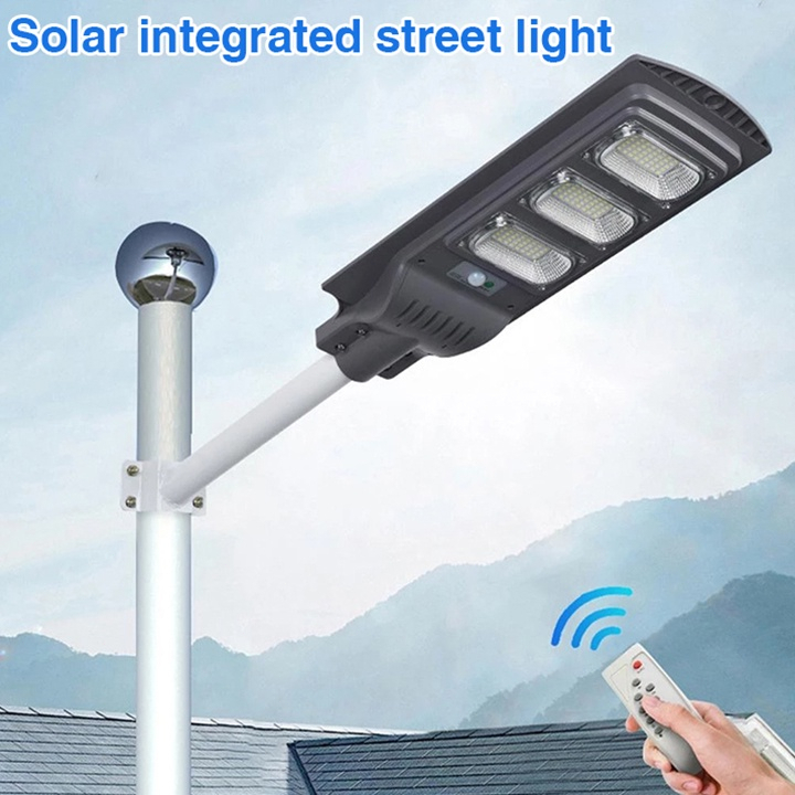 Solar Street Light 100W 200W 300W 400W 500W lampu jalan tenaga surya IP67 tahan air outdoor lampu tenaga surya otomatis