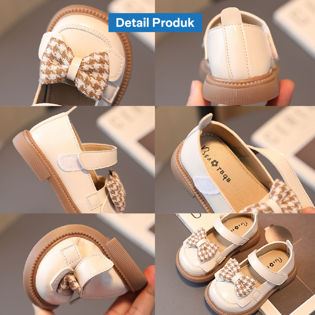 LAPAGO - Sepatu Sandal Anak Bayi Perempuan Pita Elegant Import Size 1 - 3 Tahun Type MFK