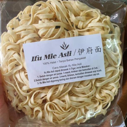 

Ifu Mie Tanpa Bahan Pengawet 60 gram / Kwetiau Kering